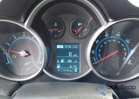 2014 Chevrolet Cruze Eco Auto from USA, damaged, VIN 1G1PH5SB0E7119662